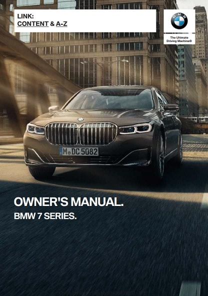 2023 BMW 7 Series Owner’s Manual Image