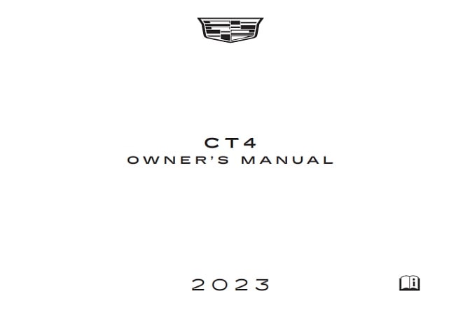 2023 Cadillac CT4 Owner’s Manual Image