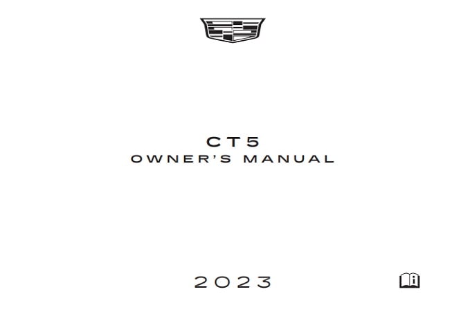 2023 Cadillac CT5 Owner’s Manual Image