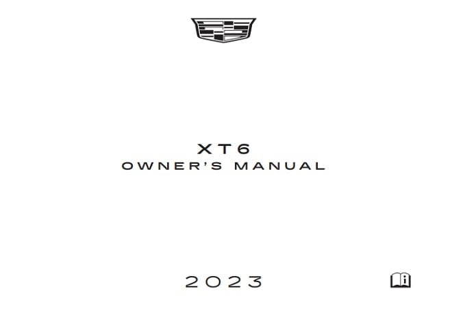 2023 Cadillac XT6 Owner’s Manual Image