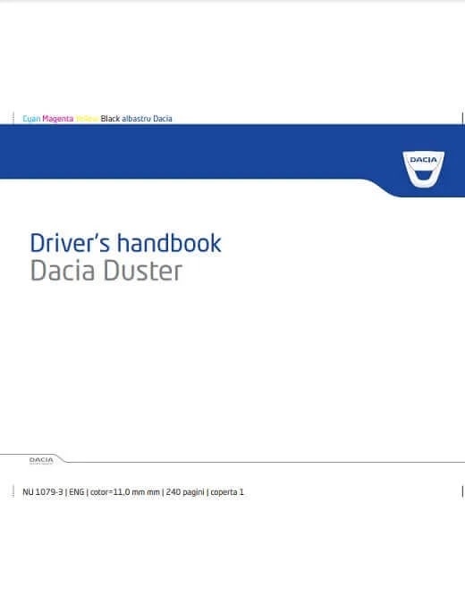 2023 Dacia Duster Owner’s Manual Image