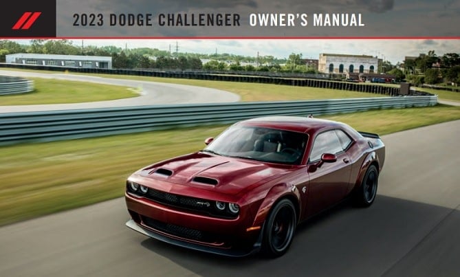 2023 Dodge Challenger Owner’s Manual Image