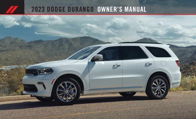 2023 Dodge Durango Owner’s Manual Image