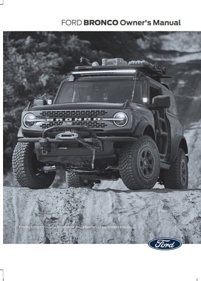 2023 Ford Bronco Owner’s Manual Image