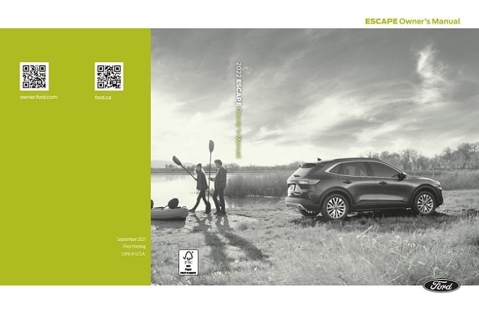 2023 Ford Escape (Kuga) Owner’s Manual Image