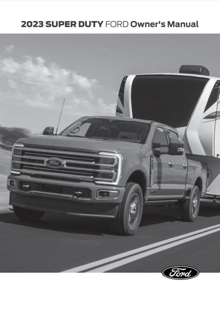 2023 Ford F-350 Owner’s Manual Image