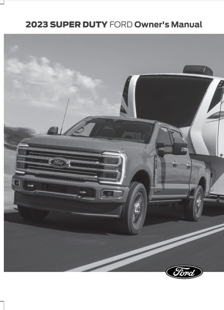 2023 Ford F-450 Owner’s Manual Image
