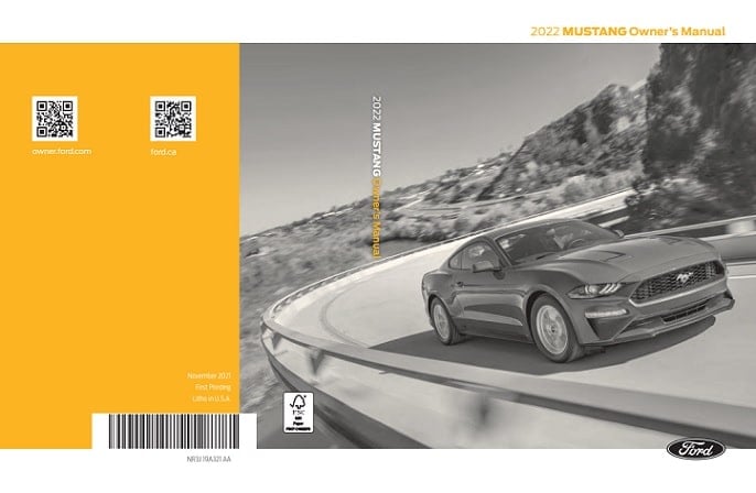 2023 Ford Mustang Owner’s Manual Image