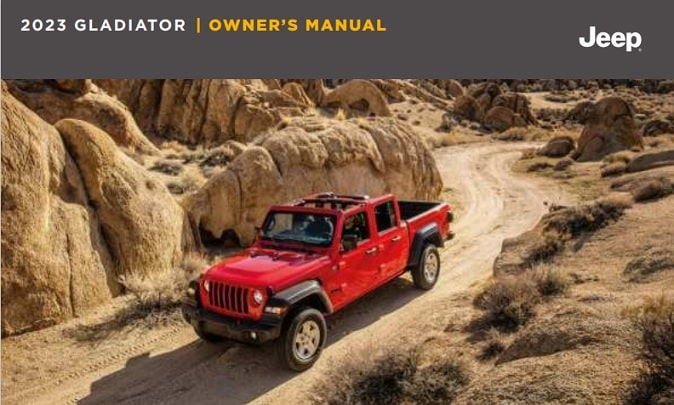 2023 Jeep Gladiator Owner’s Manual Image