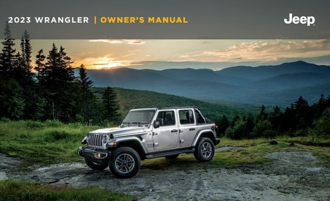 2023 Jeep Wrangler Owner’s Manual Image