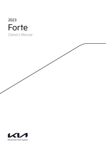 2023 Kia Forte Owner’s Manual Image