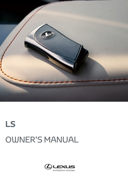 2023 Lexus LS Owner’s Manual Image