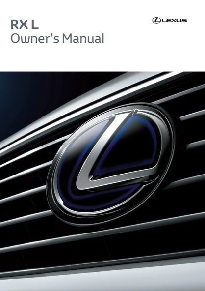 2023 Lexus RX Owner’s Manual Image