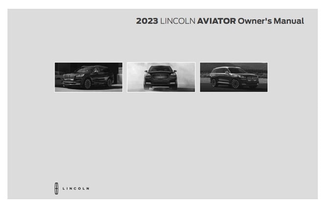 2023 Lincoln Aviator Owner’s Manual Image