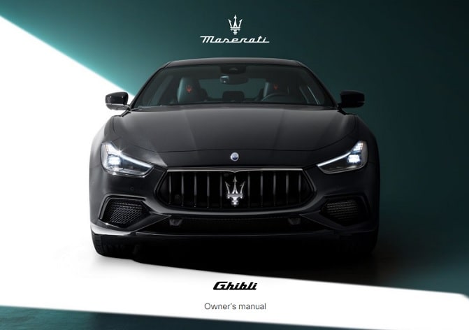2023 Maserati Ghibli Owner’s Manual Image