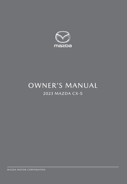 2023 Mazda CX-5 Owner’s Manual Image