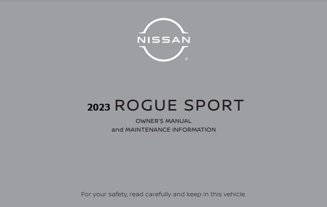 2023 Nissan Rogue Sport Owner’s Manual Image