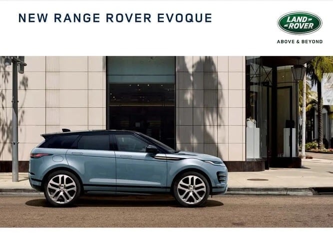 2023 Range Rover Evoque Owner’s Manual Image