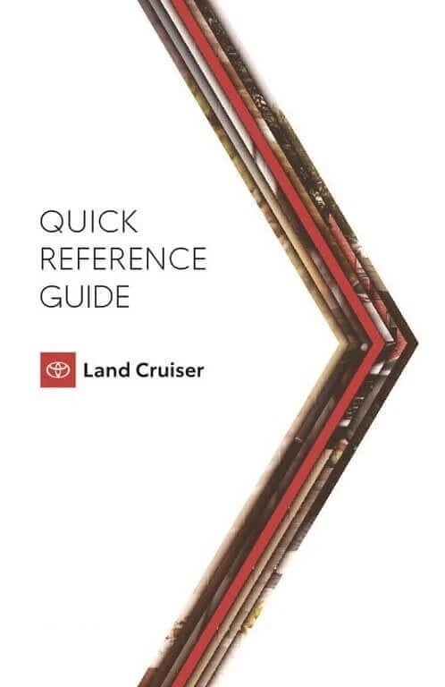 2023 Toyota Land Cruiser Owner’s Manual Image