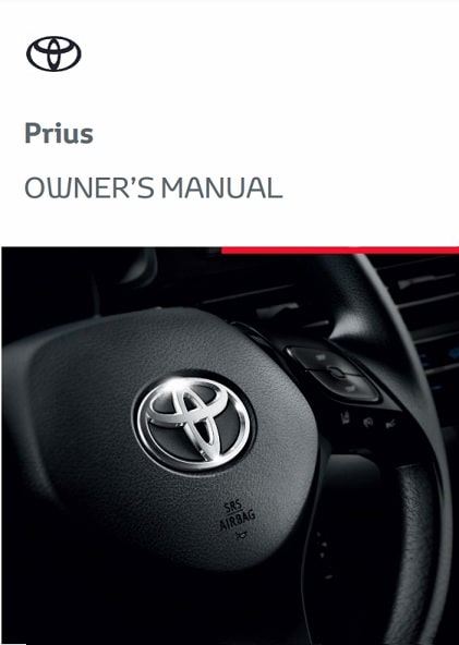 2023 Toyota Prius Owner’s Manual Image