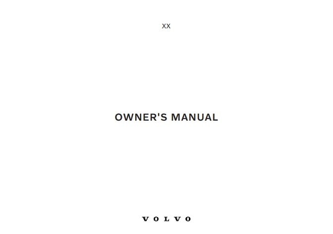 2023 Volvo C40 Owner’s Manual Image