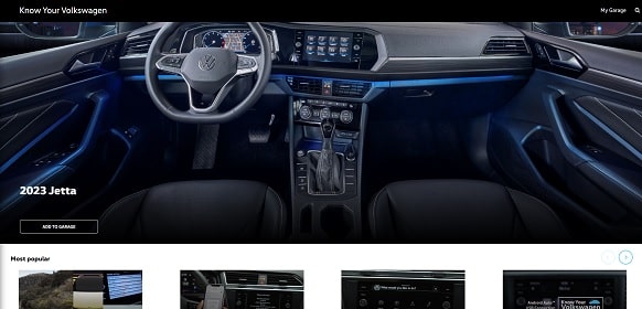 2023 Volkswagen Jetta Owner’s Manual Image
