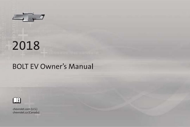 2018 Chevrolet Bolt Owner’s Manual Image