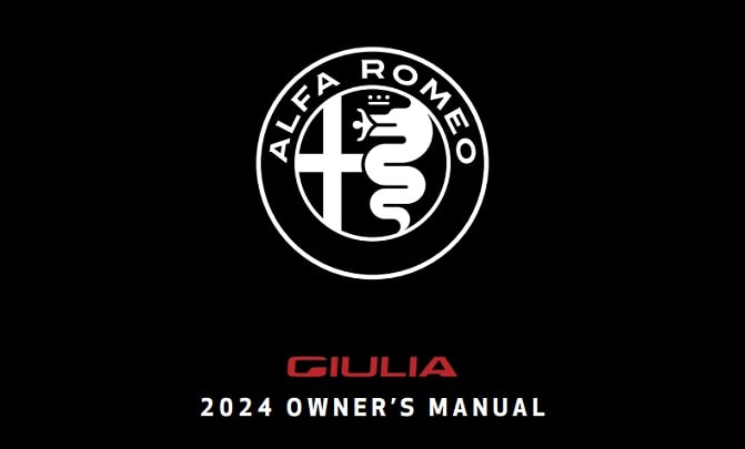 2024 Alfa Romeo Giulia Owner’s Manual Image