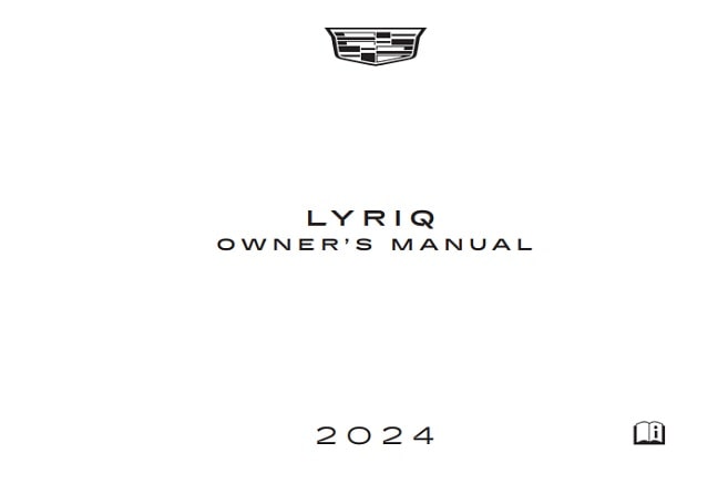 2024 Cadillac Lyriq Owner’s Manual Image