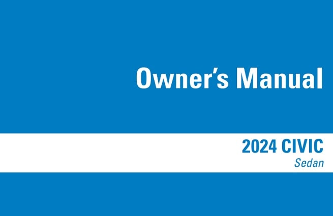 2024 Honda Civic Owner’s Manual Image