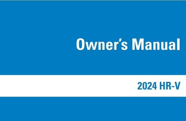 2024 Honda HR-V Owner’s Manual Image