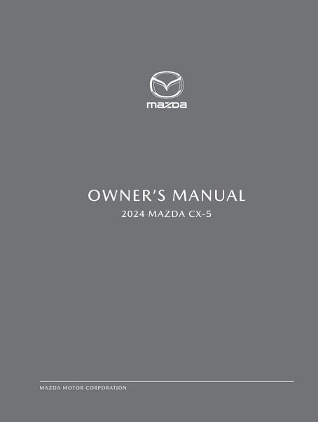 2024 Mazda CX-5 Owner’s Manual Image