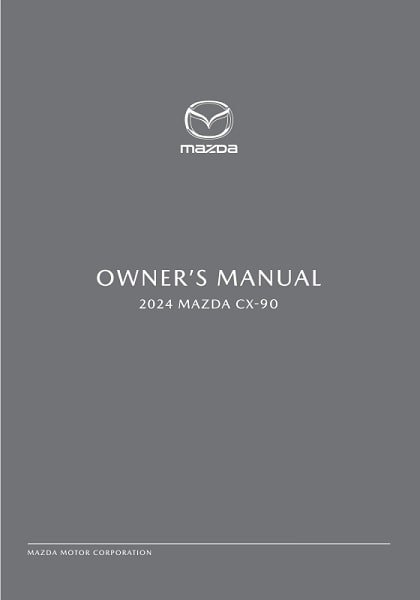 2024 Mazda CX-90 Owner’s Manual Image