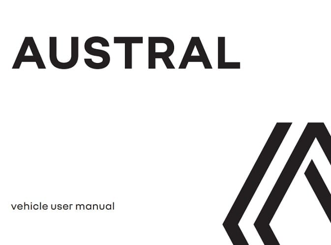 2024 Renault Austral Owner’s Manual Image