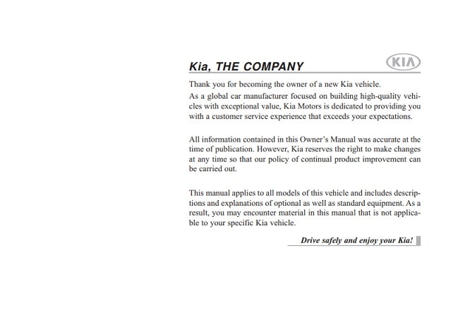 2014 Kia Soul EV Owner’s Manual Image