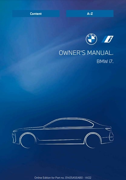 2023 BMW i7 Owner’s Manual Image