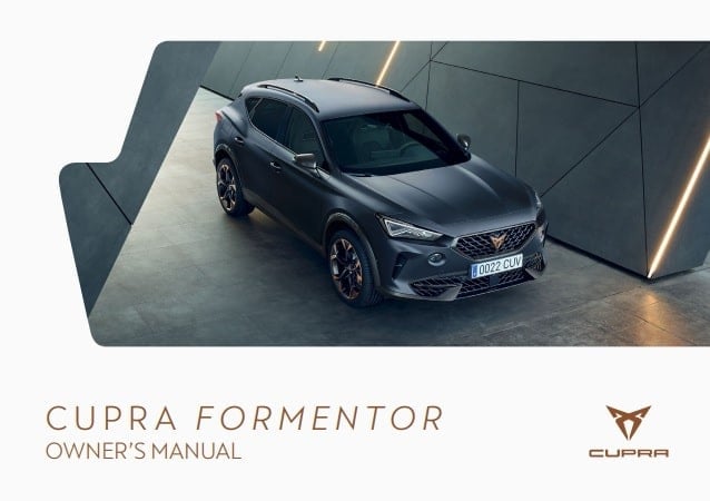 2023 Cupra Formentor Owner’s Manual Image