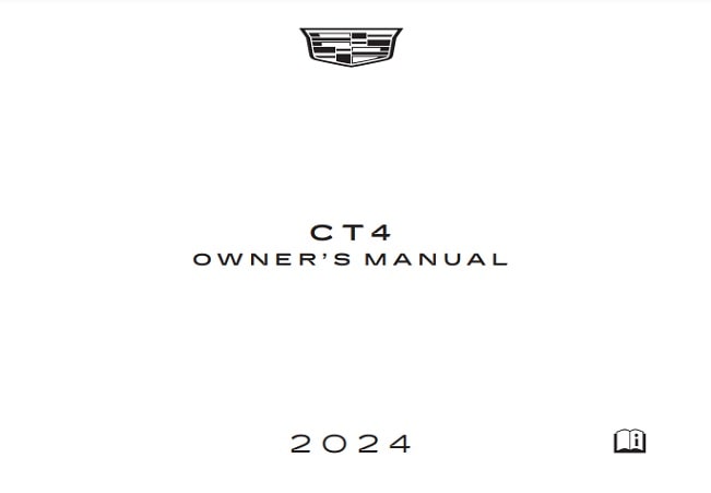 2024 Cadillac CT4 Owner’s Manual Image