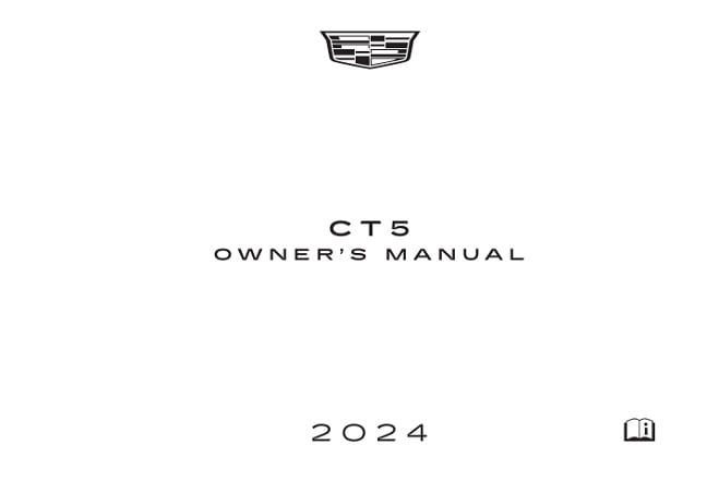 2024 Cadillac CT5 Owner’s Manual Image