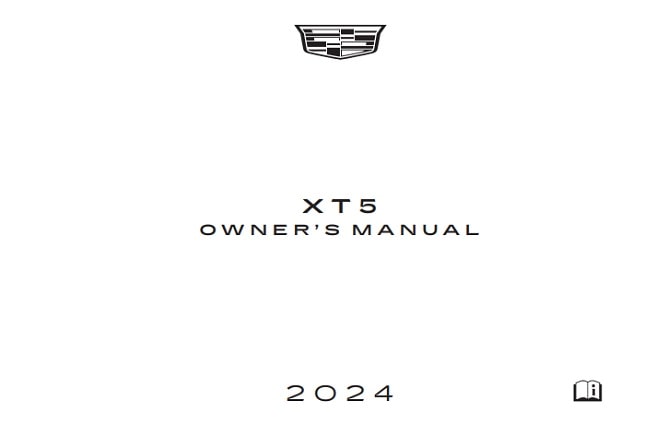 2024 Cadillac XT5 Owner’s Manual Image