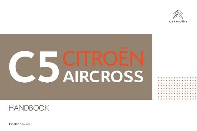 2024 Citroen C5 Aircross Owner’s Manual Image