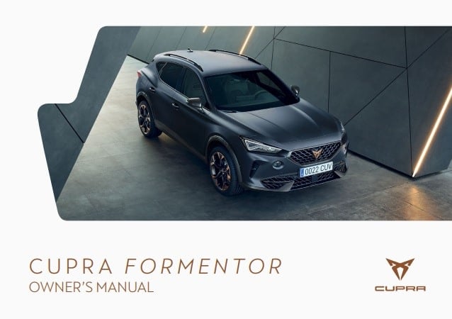 2024 Cupra Formentor Owner’s Manual Image