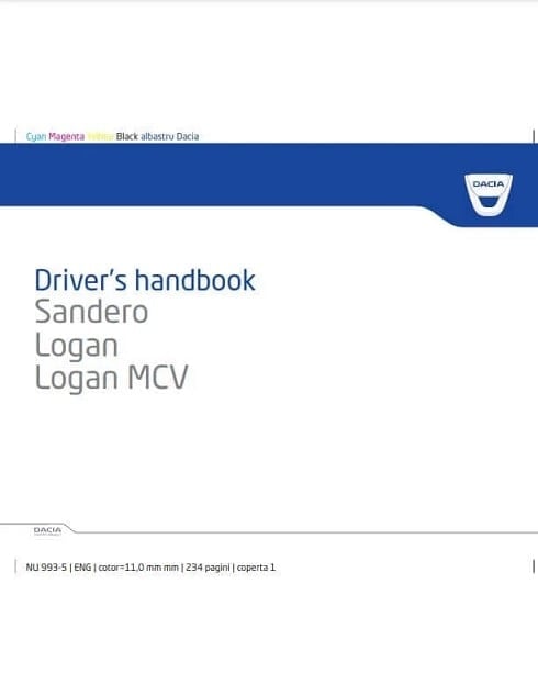 2024 Dacia Logan Owner’s Manual Image