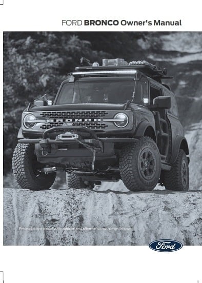 2024 Ford Bronco Owner’s Manual Image
