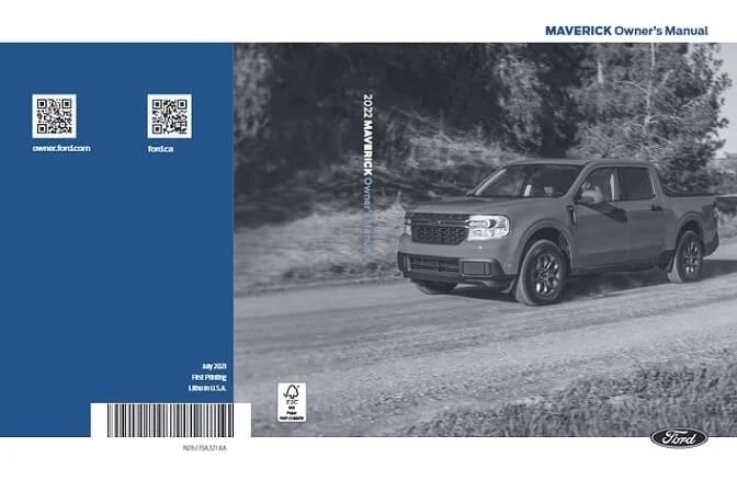 2024 Ford Maverick Owner’s Manual Image