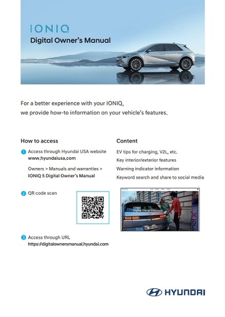 2024 Hyundai Ioniq 5 Owner’s Manual Image