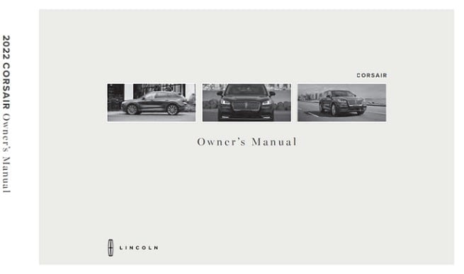 2024 Lincoln Corsair Owner’s Manual Image