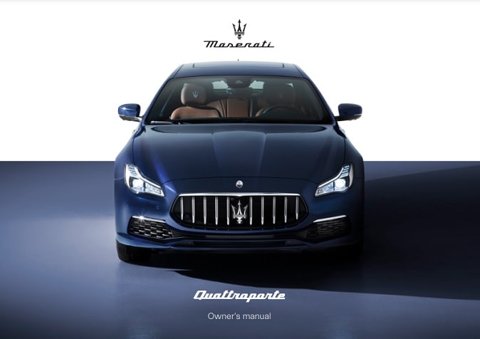 2024 Maserati Quattroporte Owner’s Manual Image
