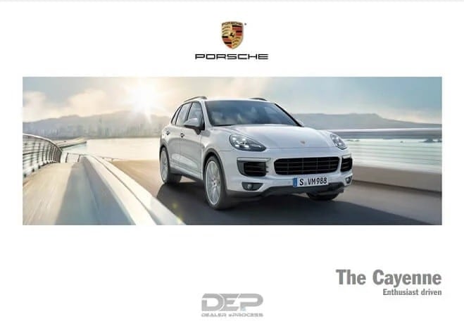 2024 Porsche Cayenne Owner’s Manual Image