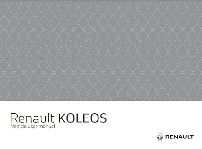 2024 Renault Koleos Owner’s Manual Image